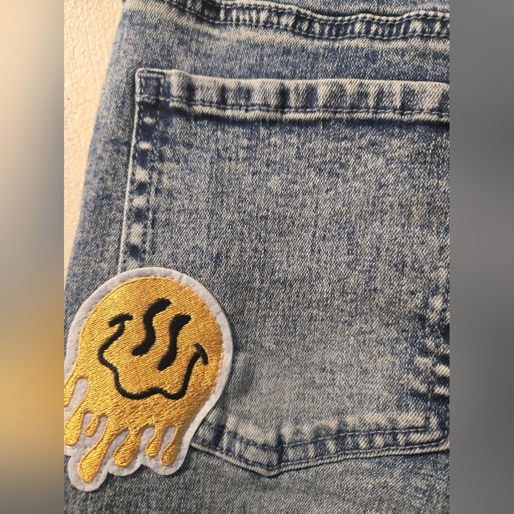 Dolls Kill Boho Lift Your Spirits Patchwork flare jeans - Picture 9 of 16